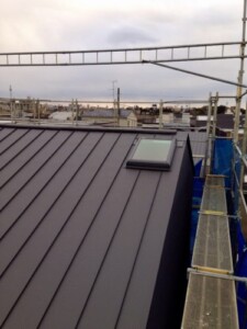 雨樋工事も完了した屋根