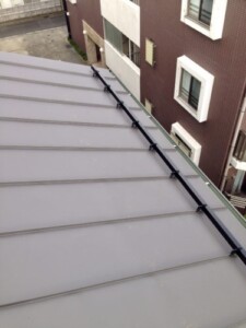 施工完了した屋根